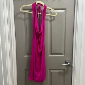 Cowell neck tie behind the neck going out dress